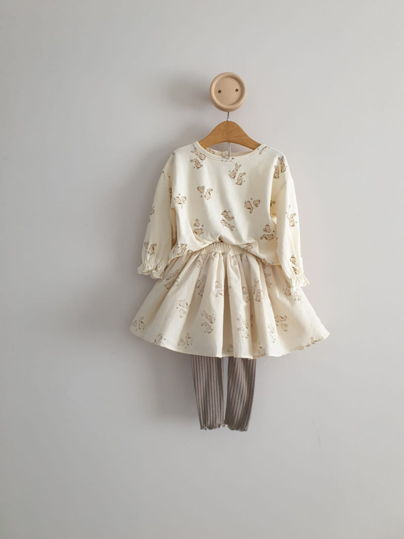 Eclair - Korean Children Fashion - #todddlerfashion - Rabbit Skirt - 9