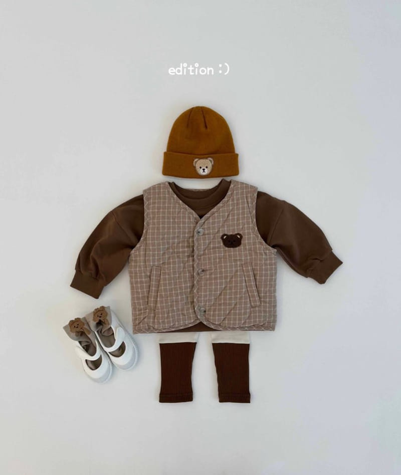 Edition - Korean Children Fashion - #kidsshorts - Bookle Bear Vest - 2