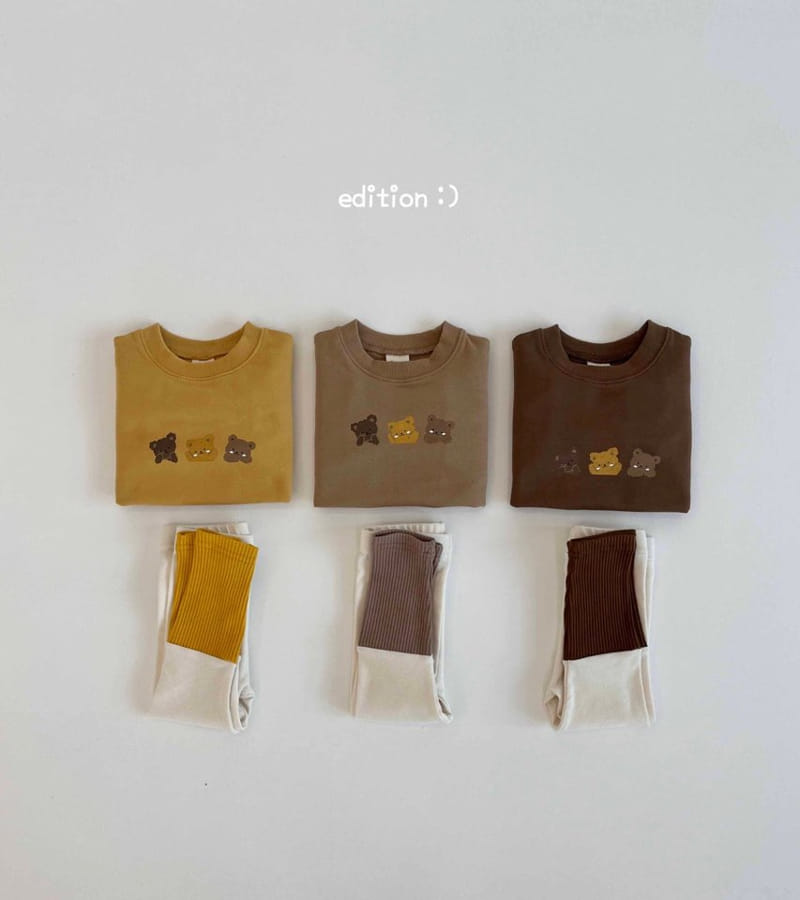 Edition - Korean Children Fashion - #kidsstore - Bbogle Bear Leggings Set - 2