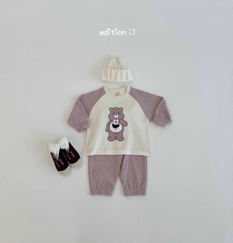 Edition - Korean Children Fashion - #magicofchildhood - Waffle Bear Set - 3