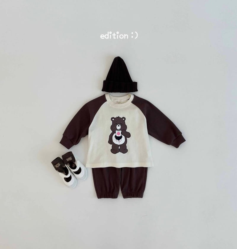 Edition - Korean Children Fashion - #prettylittlegirls - Waffle Bear Set - 5
