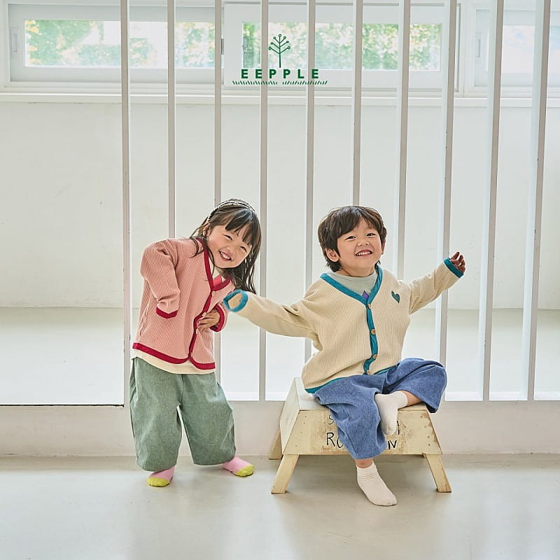 Eepple - Korean Children Fashion - #childofig - Heart Waffle Cardigan - 11