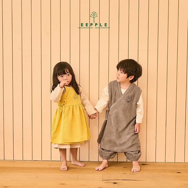 Eepple - Korean Children Fashion - #fashionkids - Eepple Gawn - 10