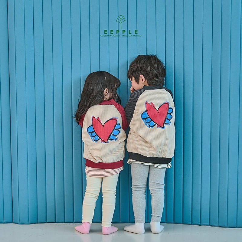 Eepple - Korean Children Fashion - #kidsshorts - Heart Jumper - 2