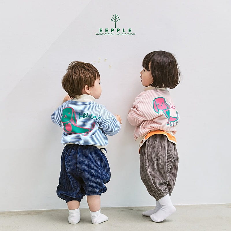 Eepple - Korean Children Fashion - #kidsshorts - Hallo Stripes Jumper