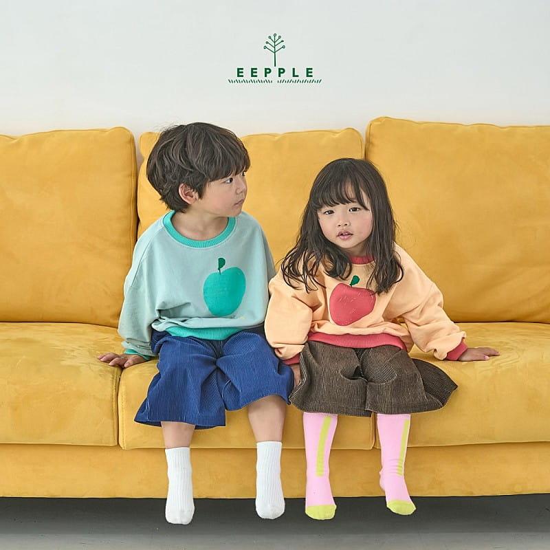 Eepple - Korean Children Fashion - #kidzfashiontrend - Apple Sweatshirt