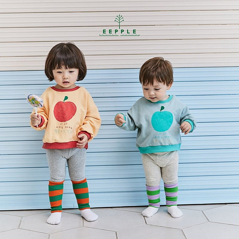 Eepple - Korean Children Fashion - #minifashionista - Apple Sweatshirt - 5