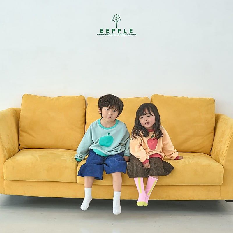 Eepple - Korean Children Fashion - #prettylittlegirls - Apple Sweatshirt - 6