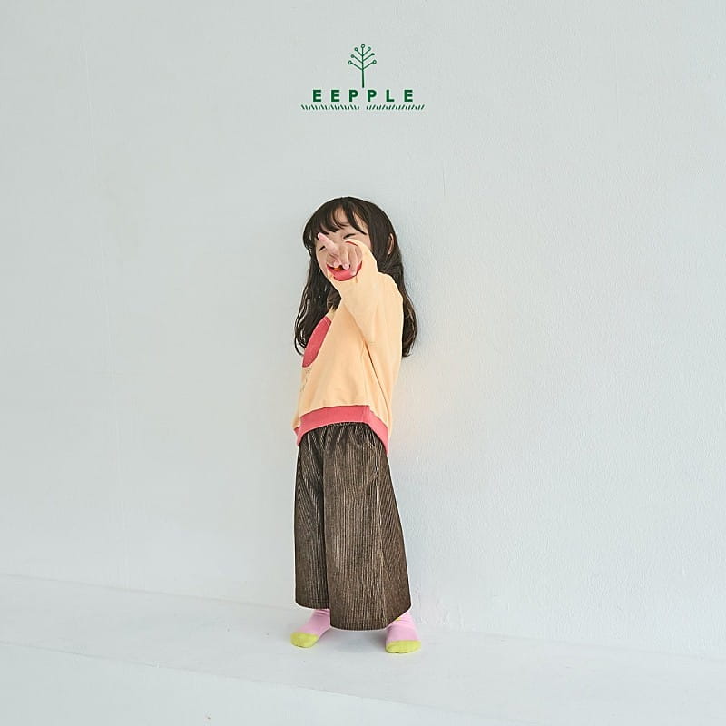 Eepple - Korean Children Fashion - #prettylittlegirls - Rib Wide Pants - 4