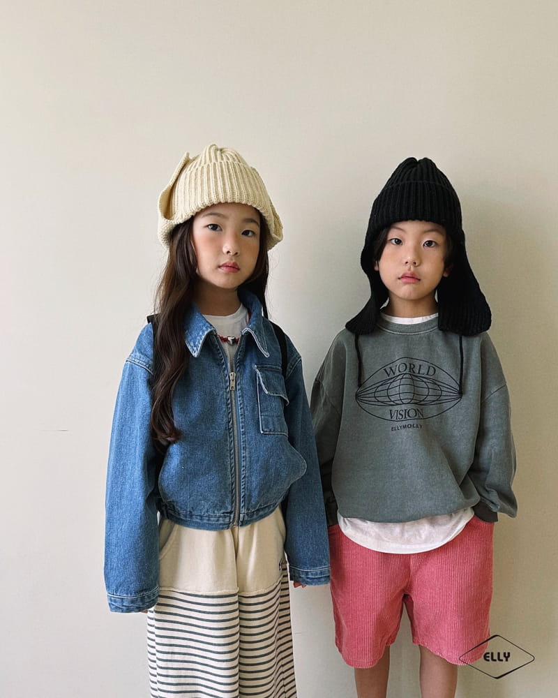 Ellymolly - Korean Children Fashion - #Kfashion4kids - World Dyeing Sweatshirt - 9
