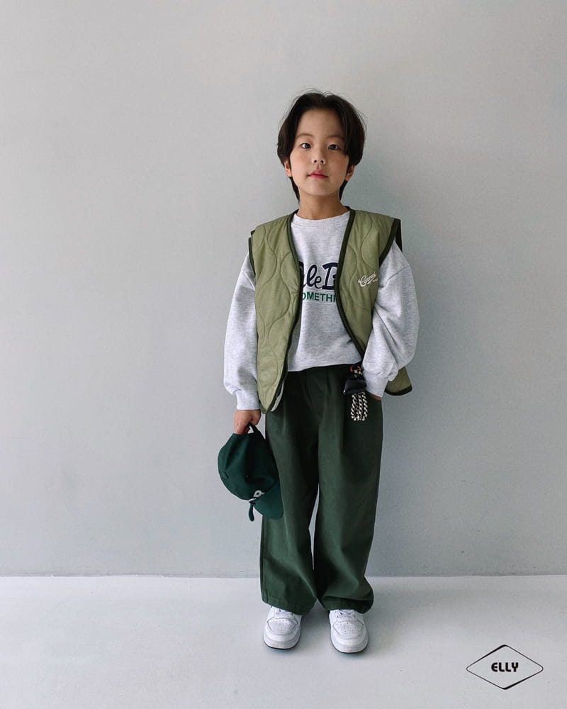 Ellymolly - Korean Children Fashion - #Kfashion4kids - Camel Quilting Vest