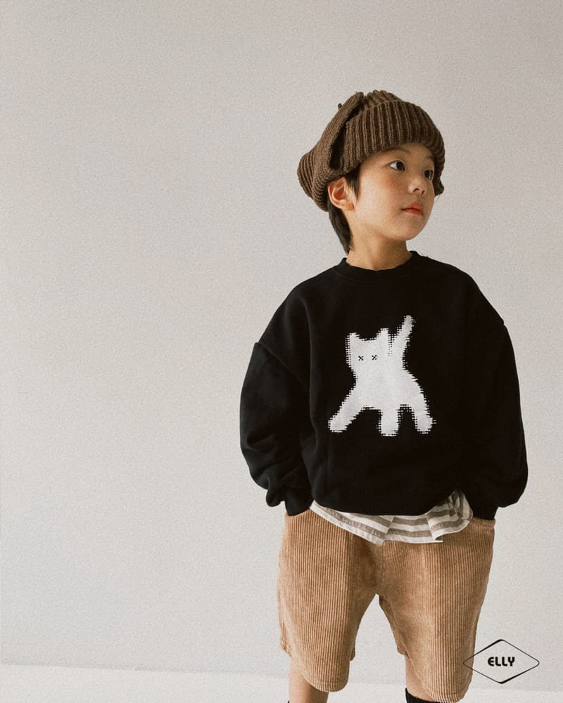 Ellymolly - Korean Children Fashion - #childofig - Kitty Sweatshirt - 3