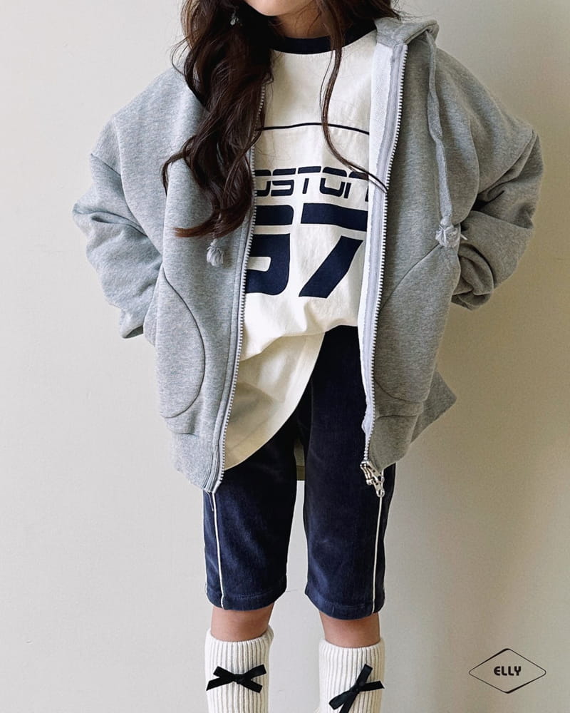 Ellymolly - Korean Children Fashion - #childofig - Half Moon Hoody Zip-up - 10