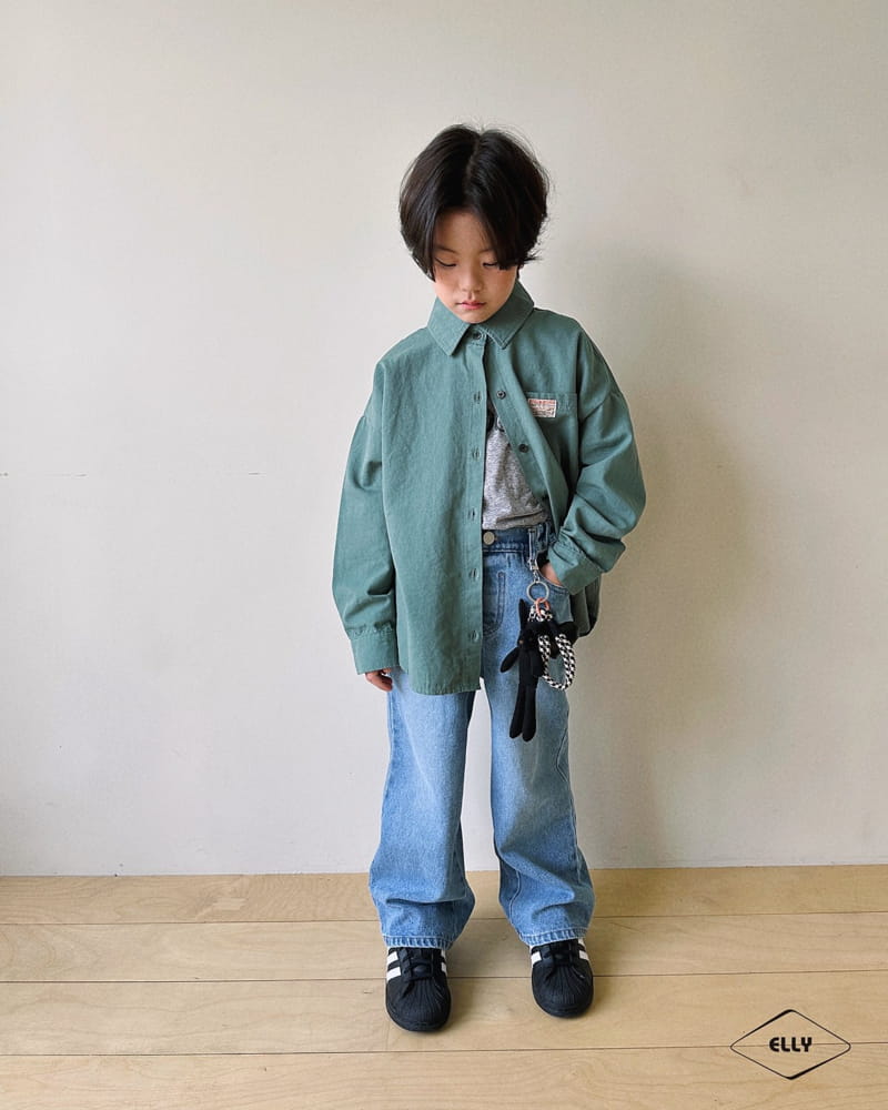 Ellymolly - Korean Children Fashion - #childrensboutique - Cat Washing Jeans - 2