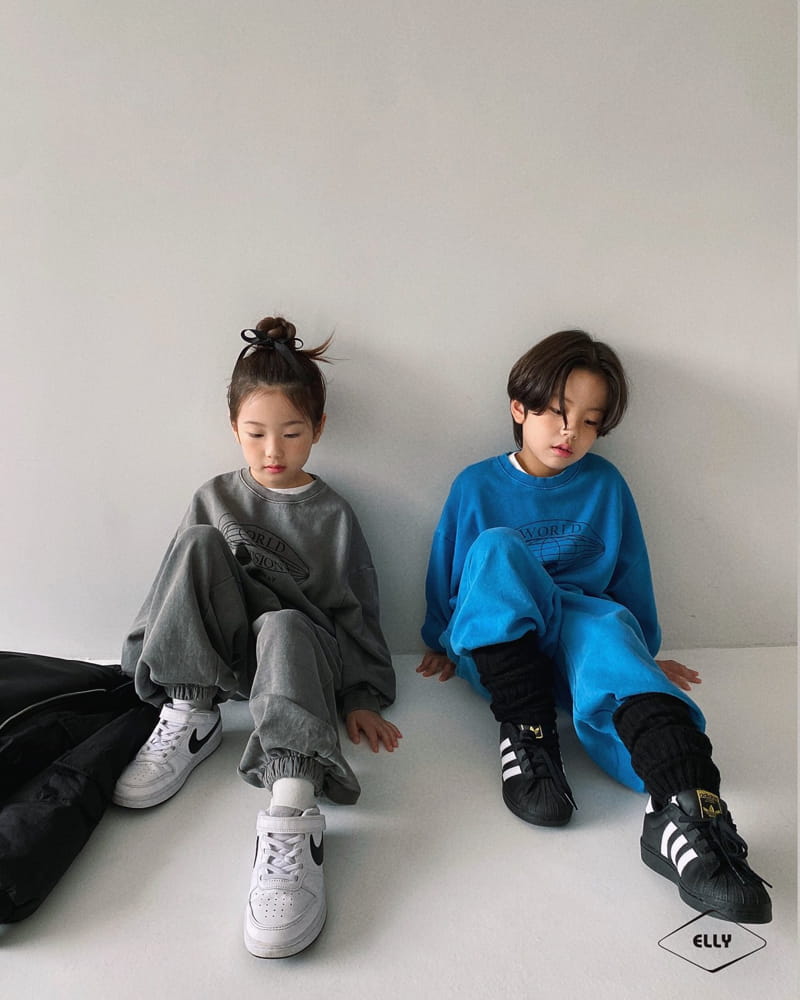 Ellymolly - Korean Children Fashion - #childrensboutique - World Dyeing Sweatshirt - 2