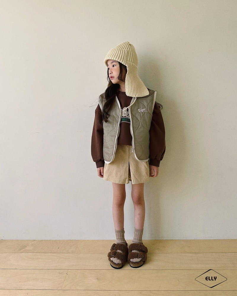 Ellymolly - Korean Children Fashion - #childrensboutique - Camel Quilting Vest - 8