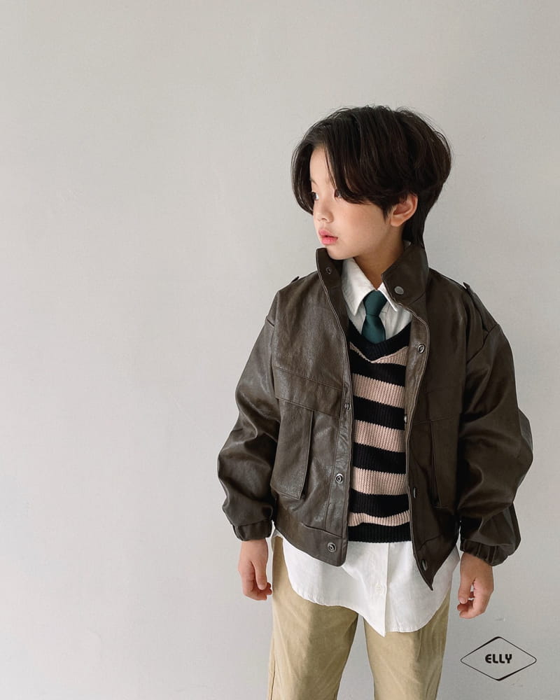 Ellymolly - Korean Children Fashion - #designkidswear - Mild Crop Vest - 10