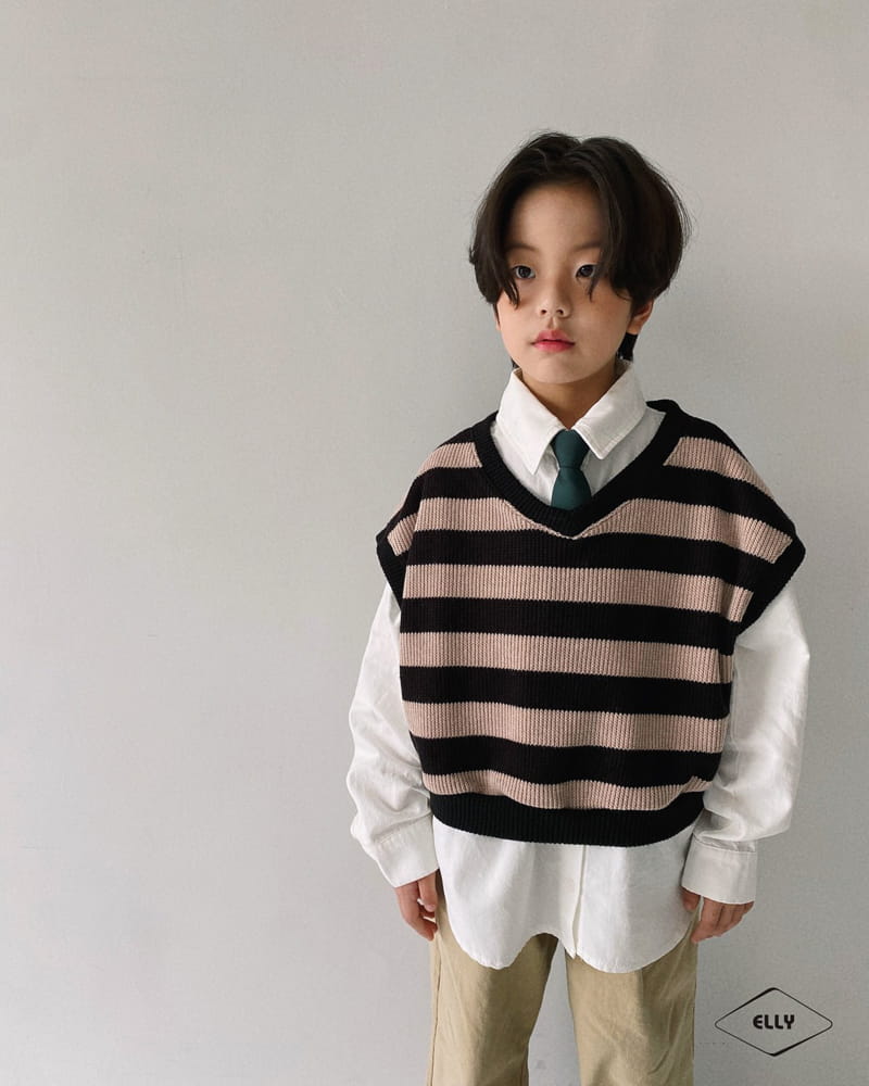 Ellymolly - Korean Children Fashion - #fashionkids - Mild Crop Vest - 12