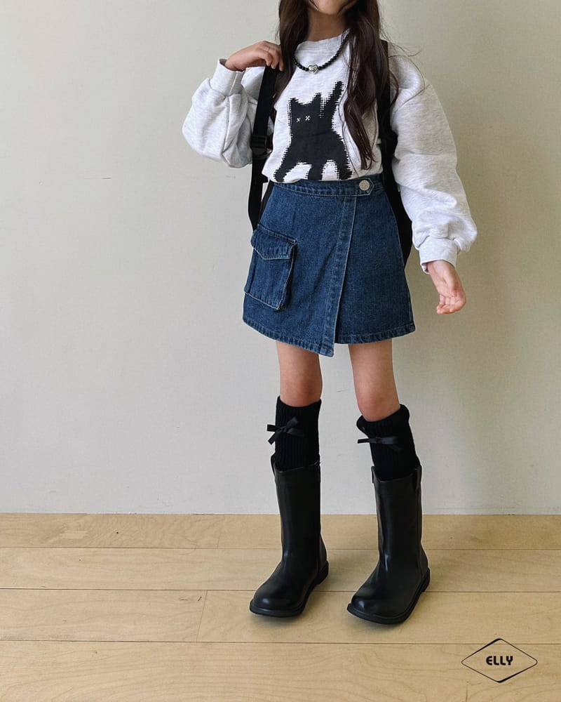 Ellymolly - Korean Children Fashion - #kidzfashiontrend - Kitty Sweatshirt - 10