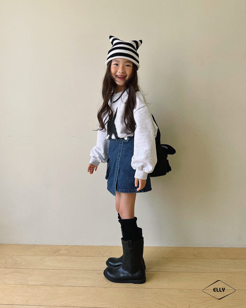 Ellymolly - Korean Children Fashion - #littlefashionista - Kitty Sweatshirt - 12