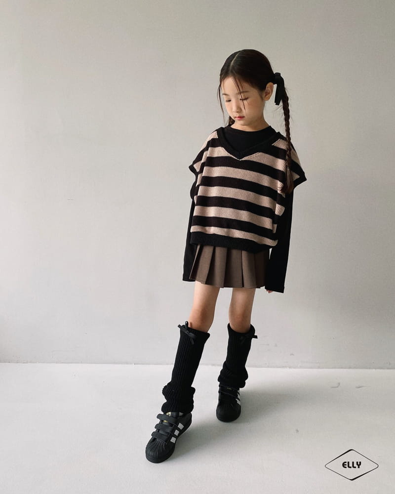 Ellymolly - Korean Children Fashion - #littlefashionista - Mild Crop Vest - 3