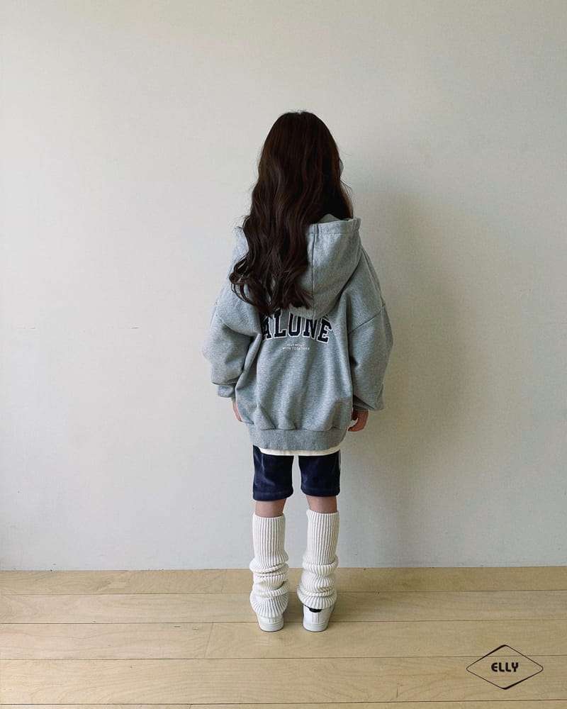 Ellymolly - Korean Children Fashion - #magicofchildhood - Half Moon Hoody Zip-up - 6