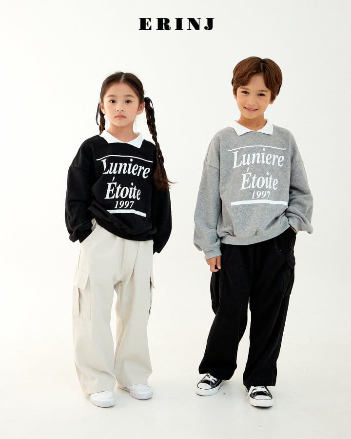 Erin J - Korean Children Fashion - #Kfashion4kids - Collar Sweatshirt - 12