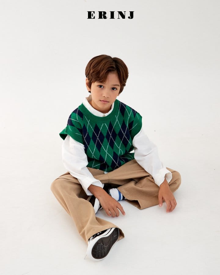 Erin J - Korean Children Fashion - #Kfashion4kids - Argyle Knit Vest - 8