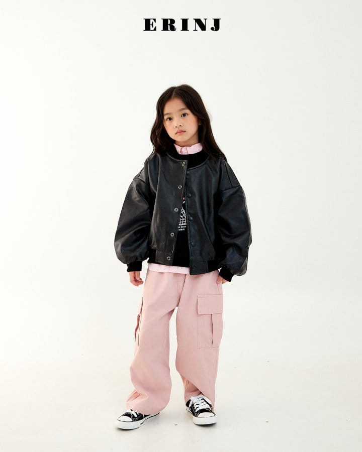 Erin J - Korean Children Fashion - #Kfashion4kids - Leather Jumper - 2