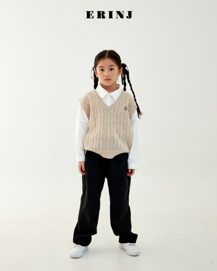Erin J - Korean Children Fashion - #Kfashion4kids - Twist Knit Vest - 10
