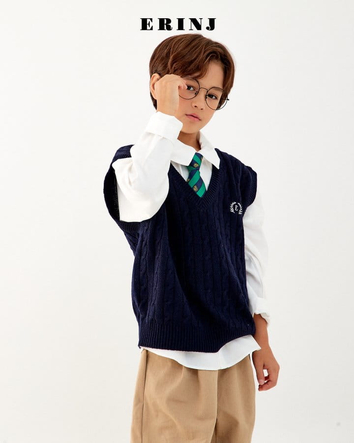 Erin J - Korean Children Fashion - #childofig - Twist Knit Vest