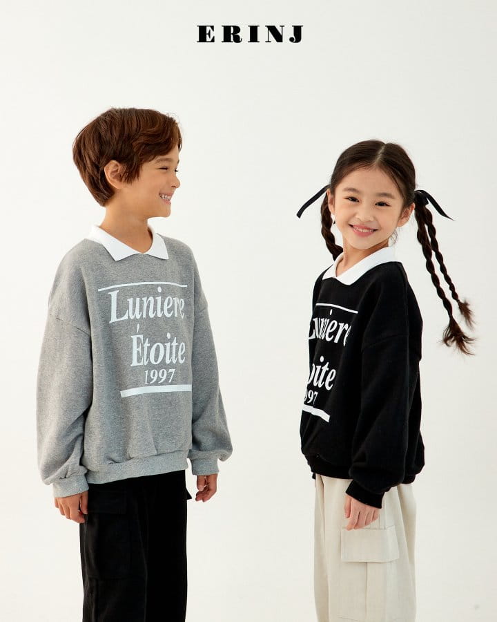Erin J - Korean Children Fashion - #childrensboutique - Collar Sweatshirt - 5
