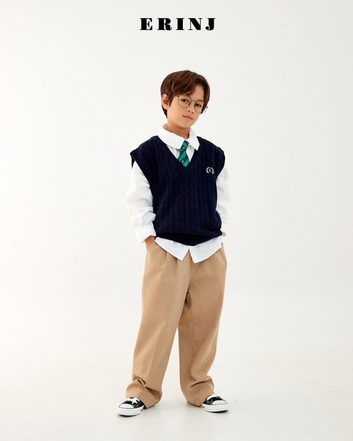 Erin J - Korean Children Fashion - #discoveringself - Twist Knit Vest - 5