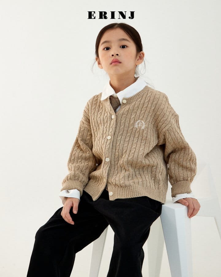 Erin J - Korean Children Fashion - #designkidswear - Twist Knir Cardigan - 4