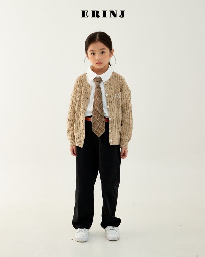 Erin J - Korean Children Fashion - #fashionkids - Twist Knir Cardigan - 5