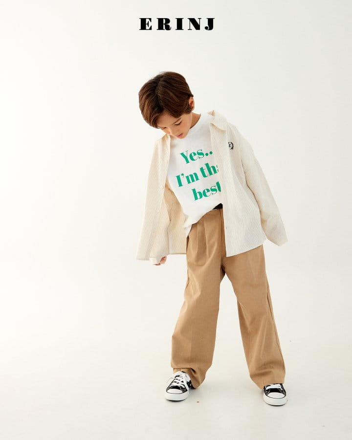 Erin J - Korean Children Fashion - #kidsshorts - Stripes Shirt - 2
