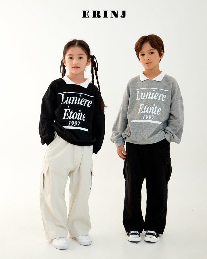 Erin J - Korean Children Fashion - #kidsstore - Collar Sweatshirt - 10