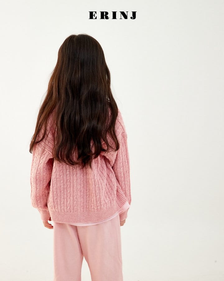 Erin J - Korean Children Fashion - #kidsstore - Twist Knir Cardigan - 7