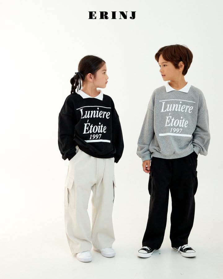 Erin J - Korean Children Fashion - #kidzfashiontrend - Collar Sweatshirt - 11