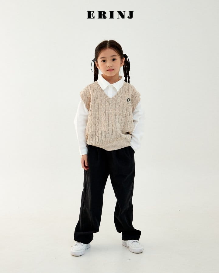 Erin J - Korean Children Fashion - #littlefashionista - Twist Knit Vest - 11