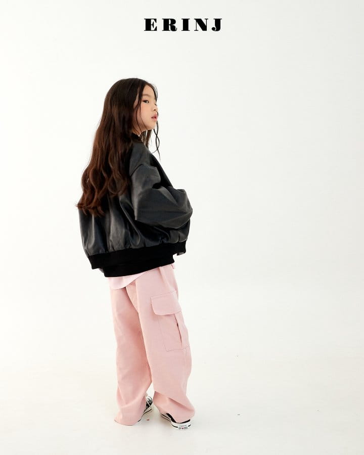 Erin J - Korean Children Fashion - #littlefashionista - Leather Jumper - 4