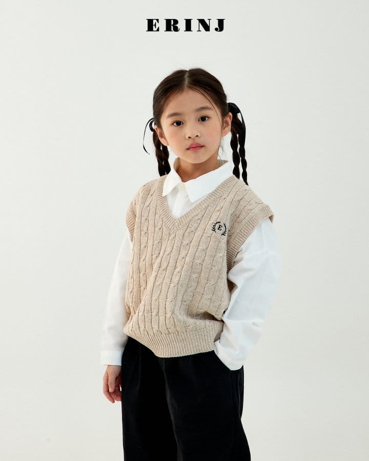 Erin J - Korean Children Fashion - #magicofchildhood - Twist Knit Vest - 12