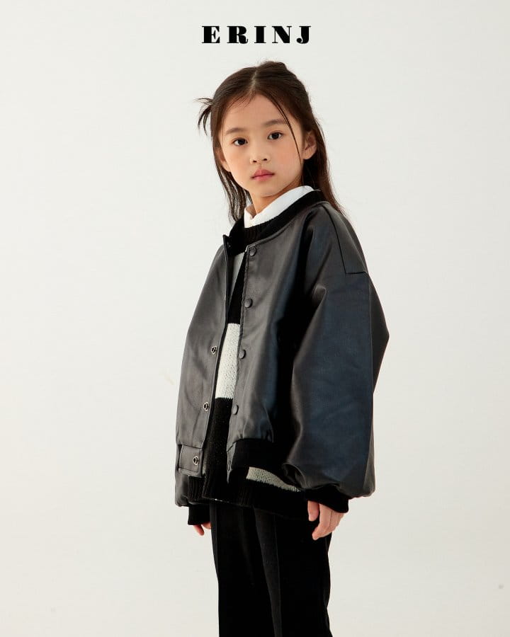 Erin J - Korean Children Fashion - #minifashionista - Leather Jumper - 5