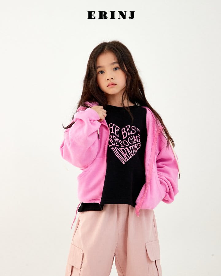 Erin J - Korean Children Fashion - #minifashionista - Heart Crop Sweatshirt - 7