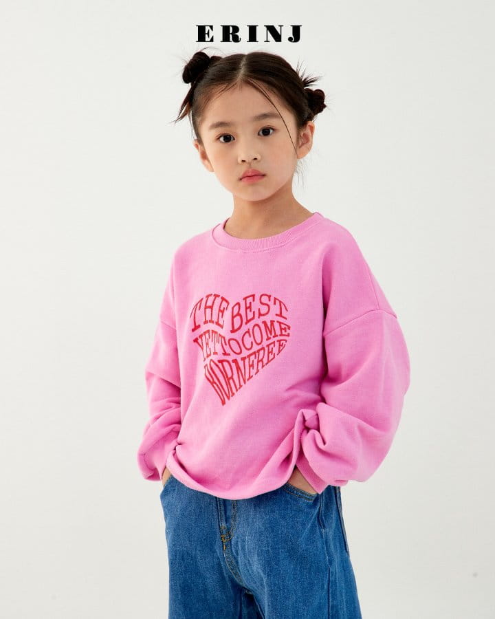 Erin J - Korean Children Fashion - #stylishchildhood - Heart Crop Sweatshirt - 11