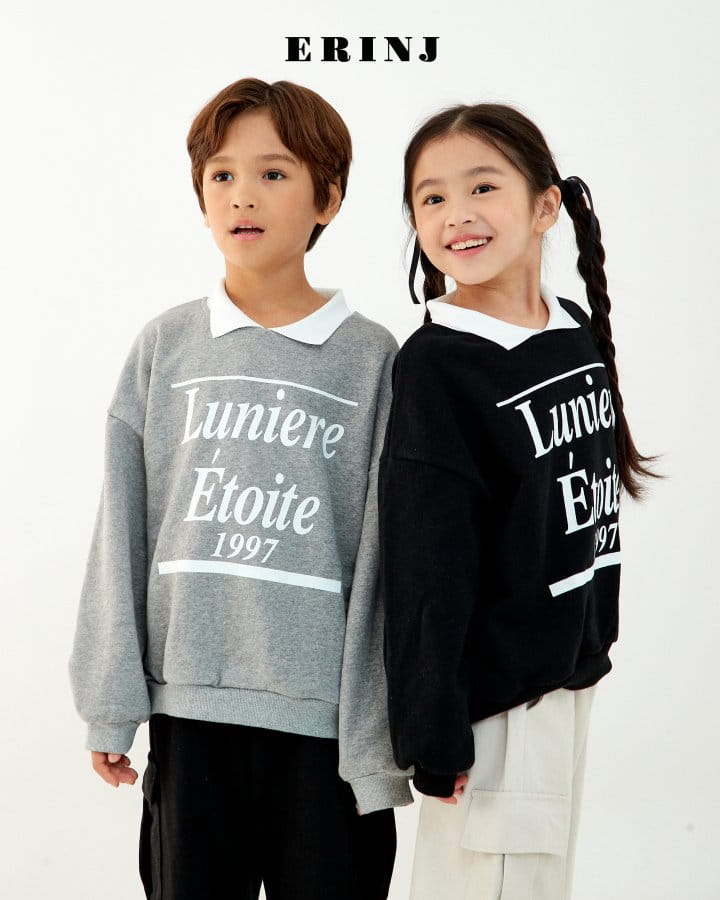 Erin J - Korean Children Fashion - #todddlerfashion - Collar Sweatshirt