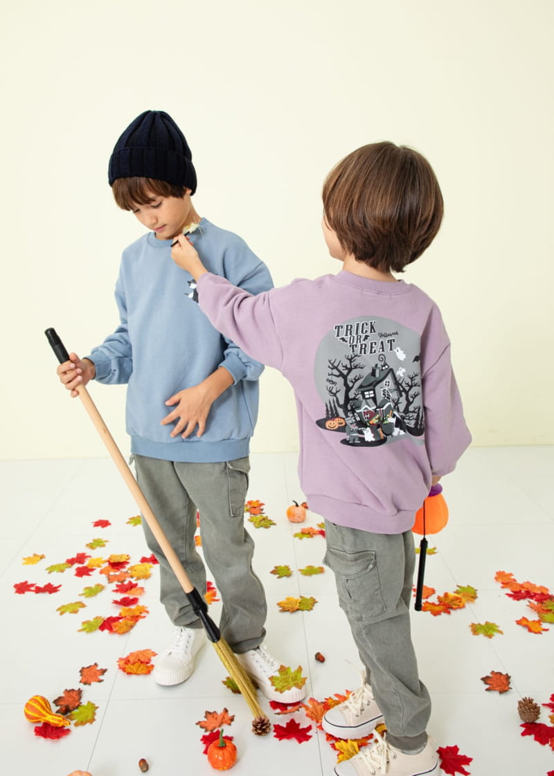 Fashion King - Korean Children Fashion - #designkidswear - Polar Halloween Sweatshirt - 4