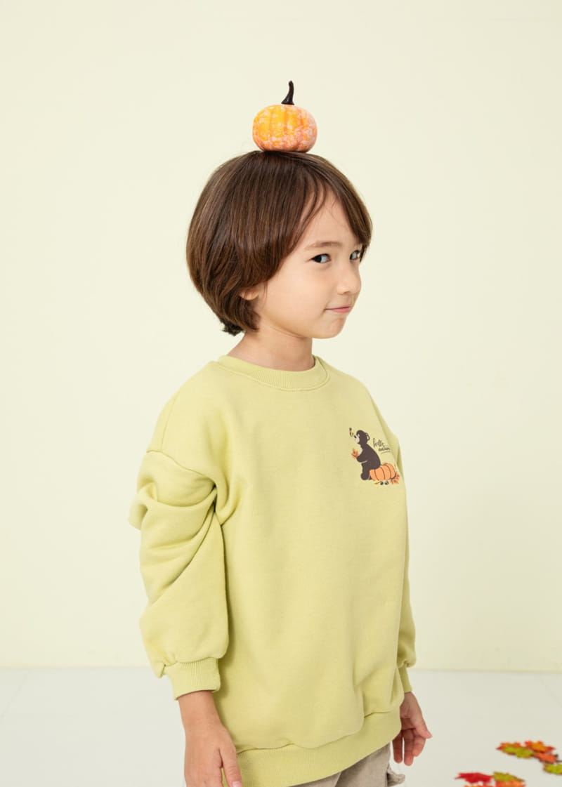 Fashion King - Korean Children Fashion - #kidsshorts - Brown Bear Sweatshirt - 5