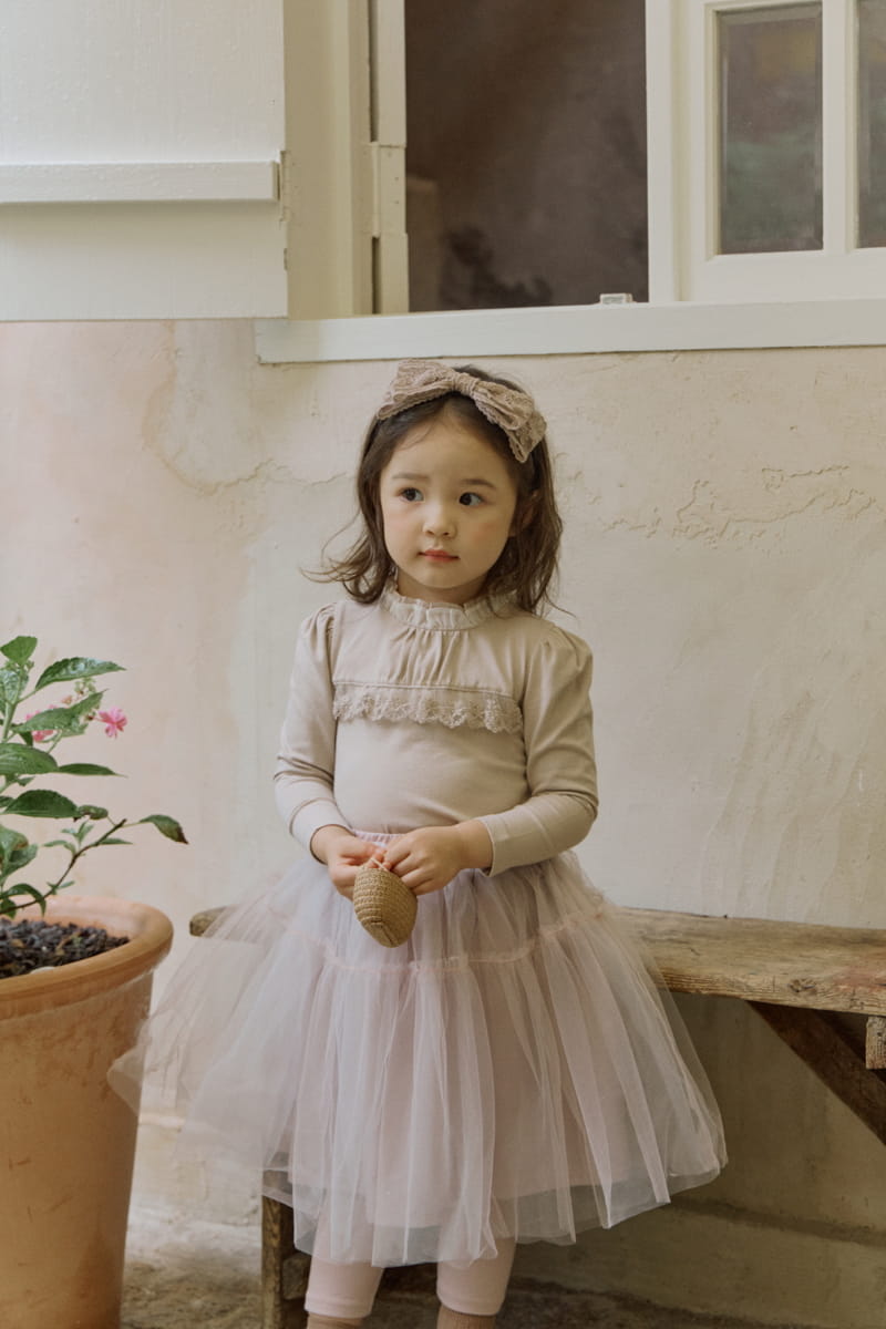 Flo - Korean Baby Fashion - #onlinebabyboutique - Sier Lace Hairband - 11