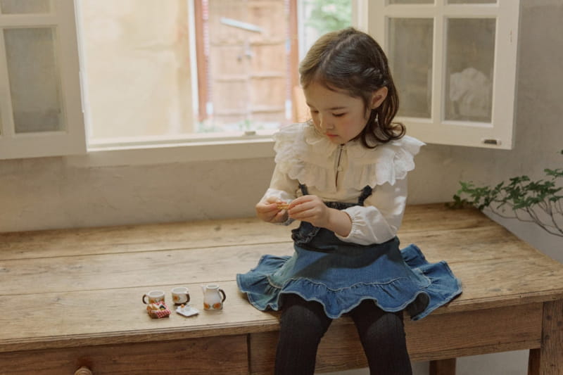Flo - Korean Children Fashion - #childrensboutique - Bibi Denim Skirt - 11